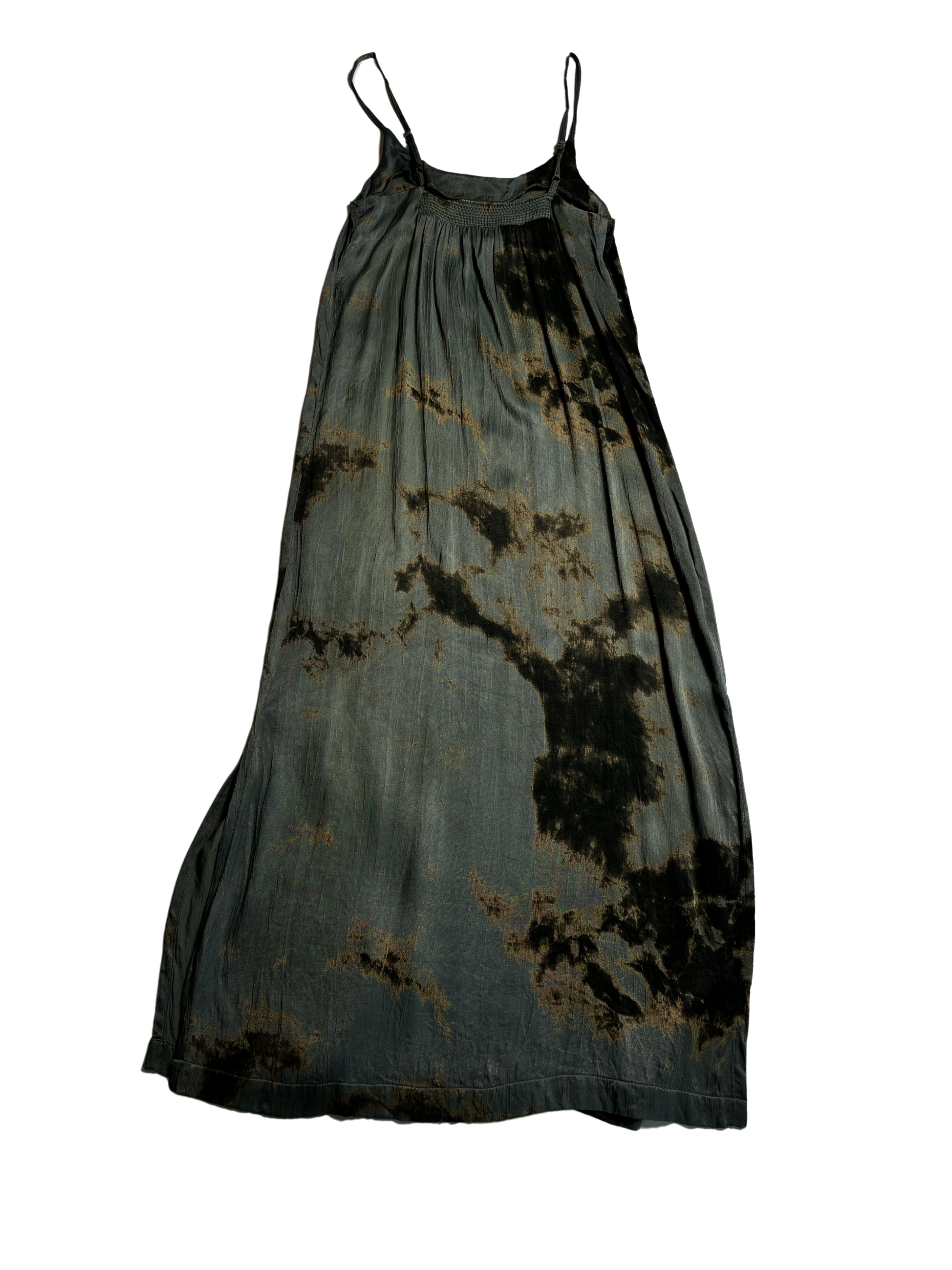 Anthrpologie Green Maxi Dress