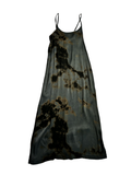 Anthrpologie Green Maxi Dress