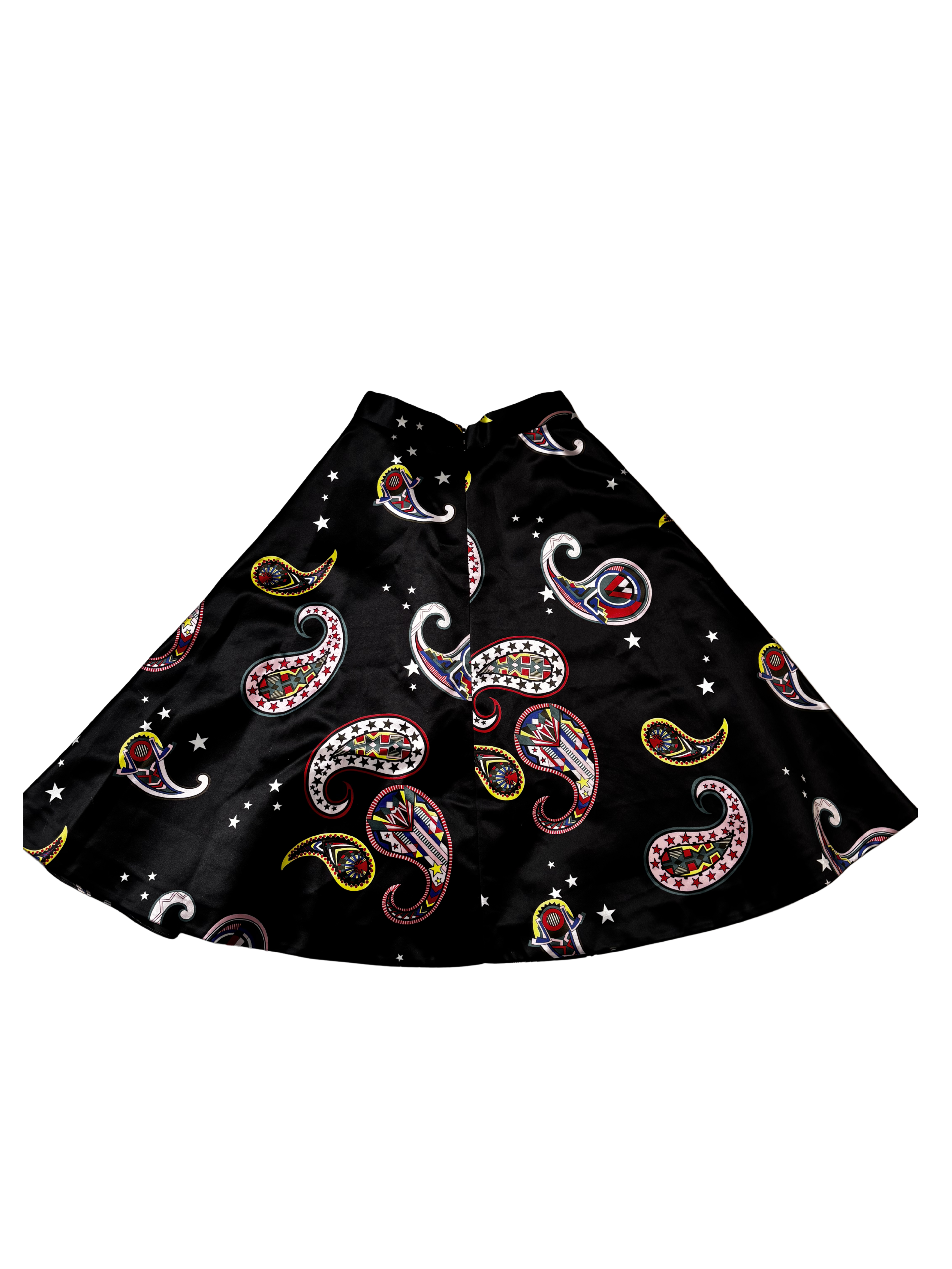 MSGM Med Paisley-Print Skirt