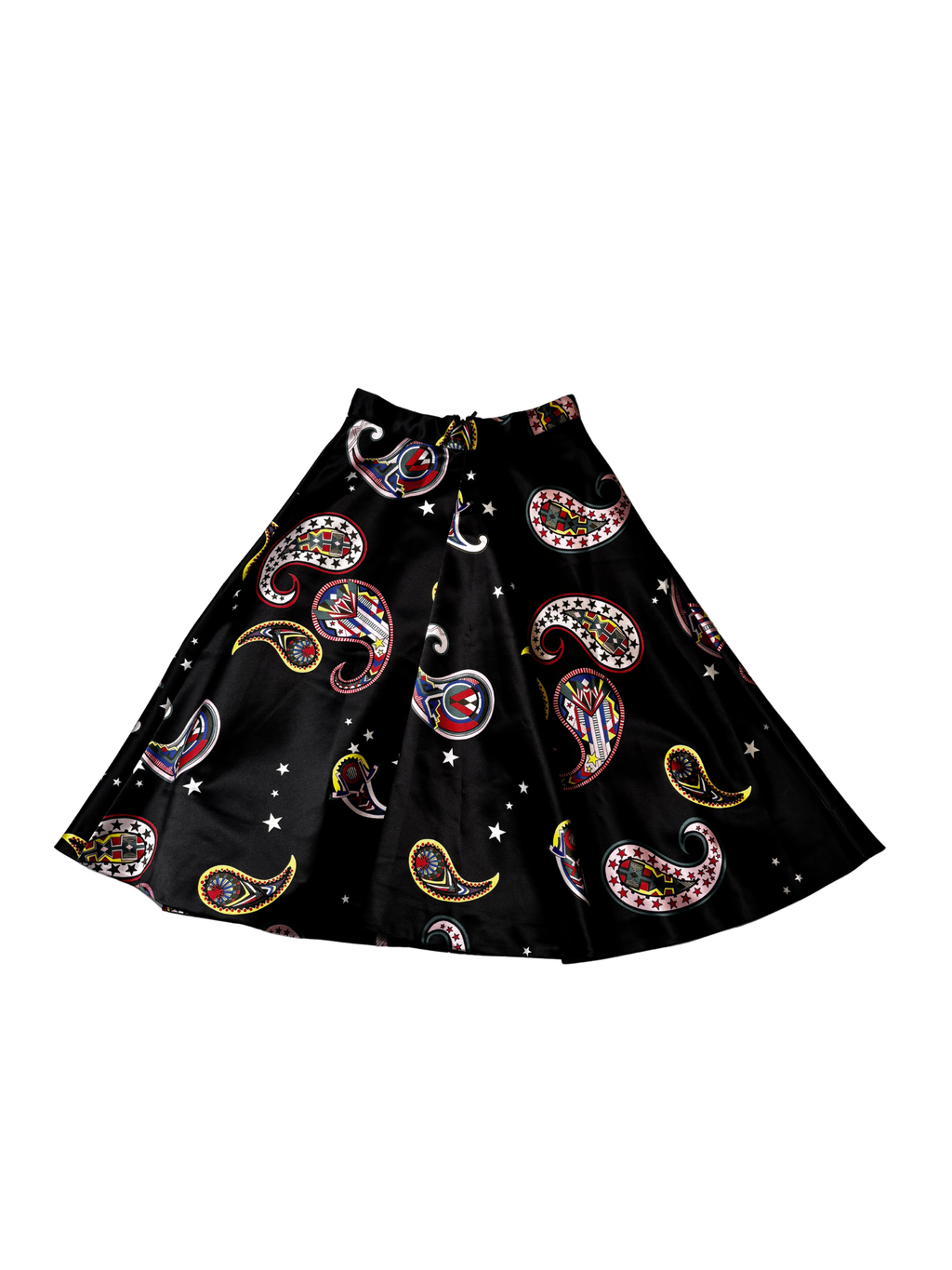 MSGM Med Paisley-Print Skirt