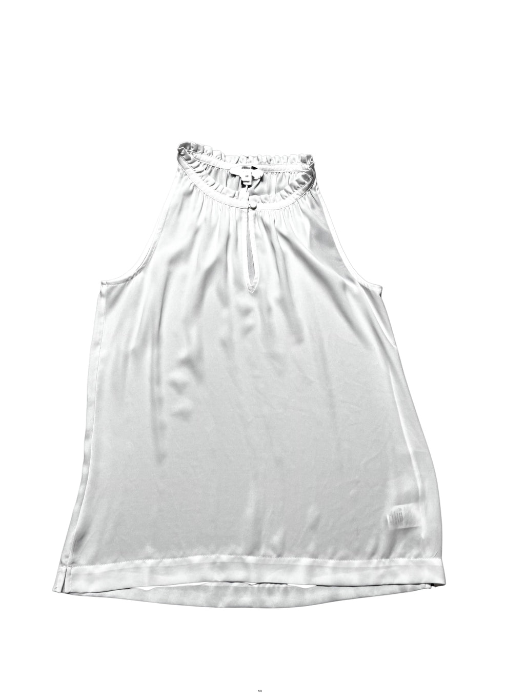 Jcrew White High Neck Top