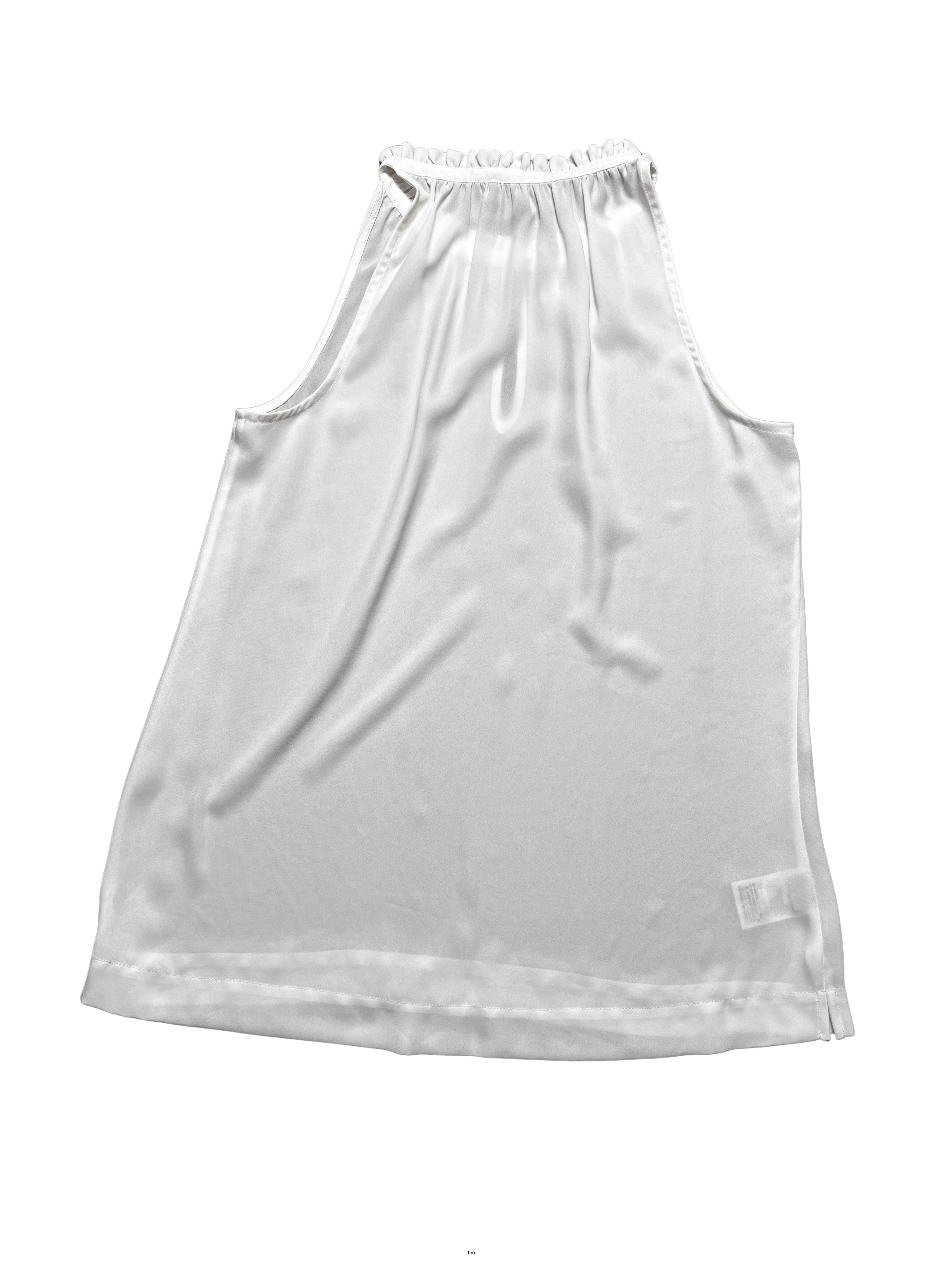 Jcrew White High Neck Top