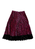Christopher Kane Pleated Leopard Print Skirt