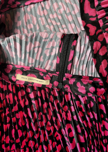 Christopher Kane Pleated Leopard Print Skirt