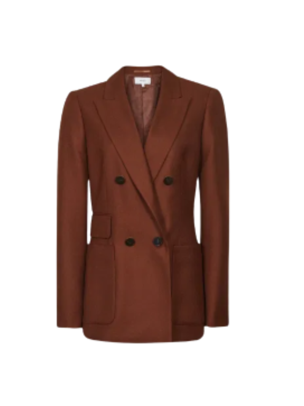 Finley Double Breasted Twill Blazer